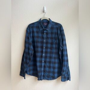 Blue Checkered Men's Shirt
